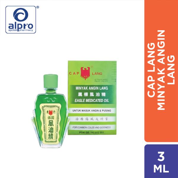 Minyak Angin Cap Lang Hijau Kecil 3Ml